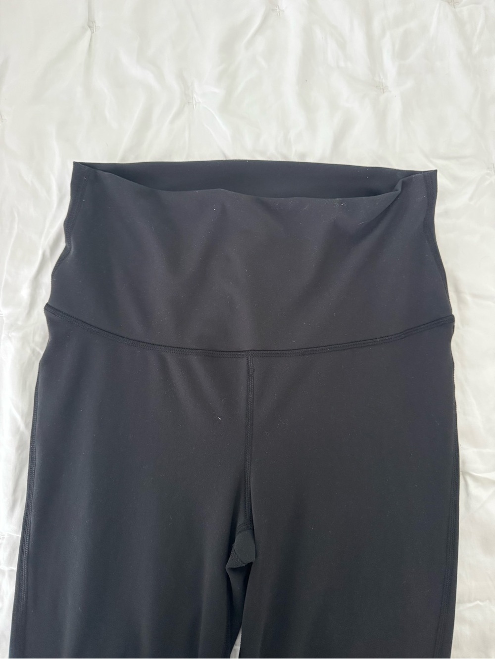 Maternity Women's Black Wide-Leg Ponte Pants - Picture 3 of 4
